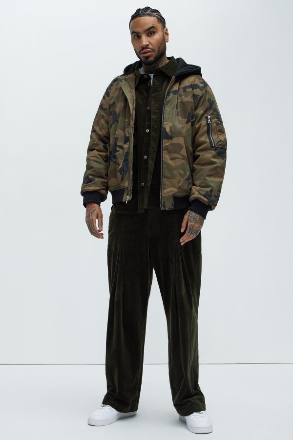 Mikael Hooded Bomber - Camouflage - Image 2