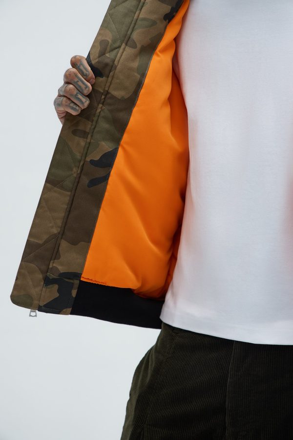 Mikael Hooded Bomber - Camouflage - Image 5