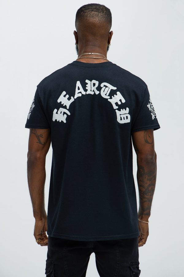 Coldhearted Short Sleeve Tee - Black - Image 4