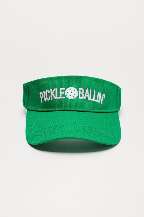 Pickle Ballin Visor - Green/combo
