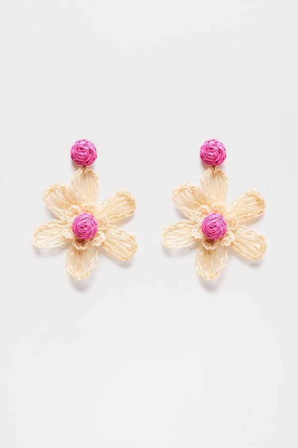 Miss Flower Girl Earrings - Natural/Combo - Image 3