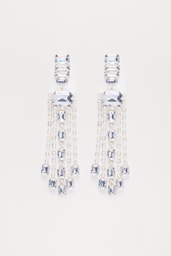 In The Spotlight Earrings - Silver - Image 3