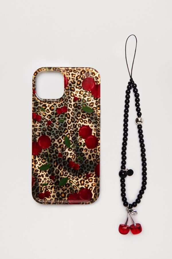Wild Cherry Iphone 14 Case - Leopard - Image 2