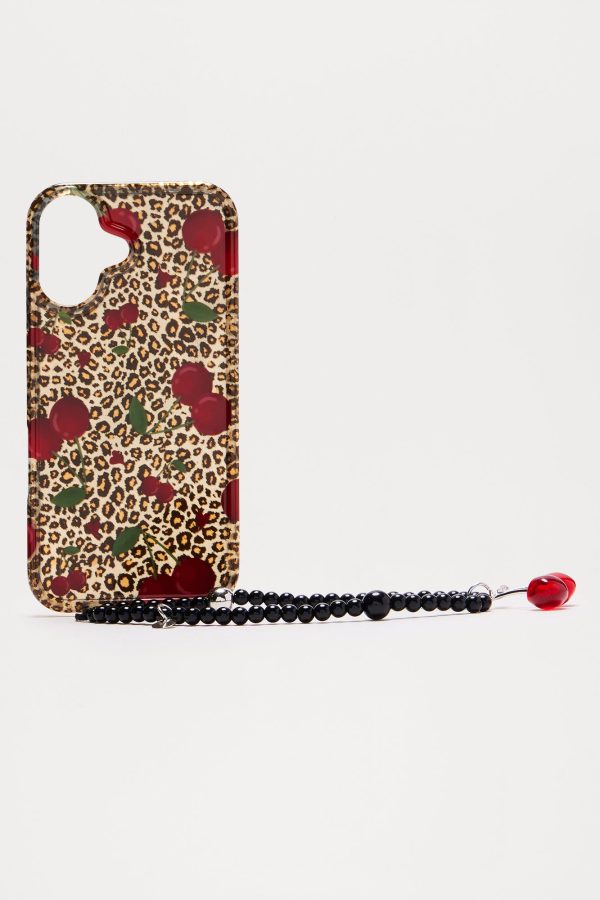 Wild Cherry Iphone 16 Case - Leopard - Image 2