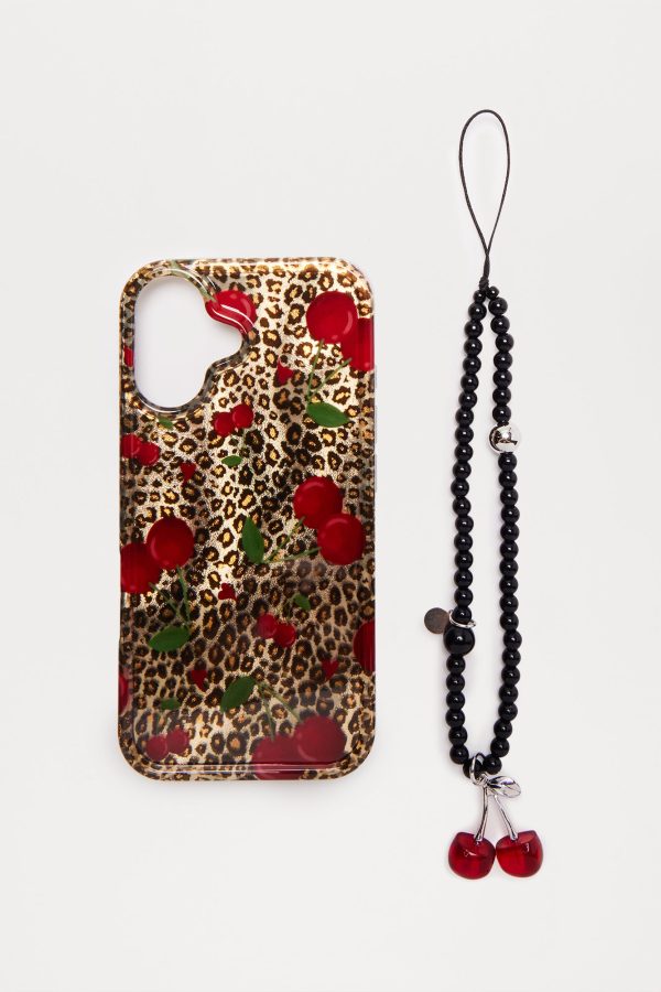 Wild Cherry Iphone 16 Case - Leopard - Image 3