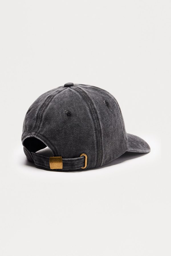 LA City Washed Baseball Hat - Black Wash - Image 2