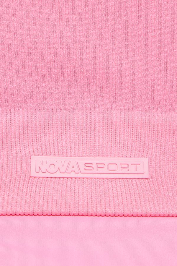 Effortless Ribbed Jacket - Bubblegum Pink - Image 4