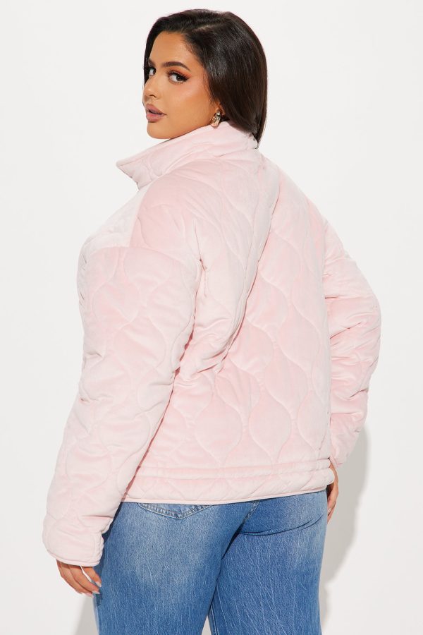 Ski Lift Lightweight Quilted Puffer Jacket - Pink - Image 8