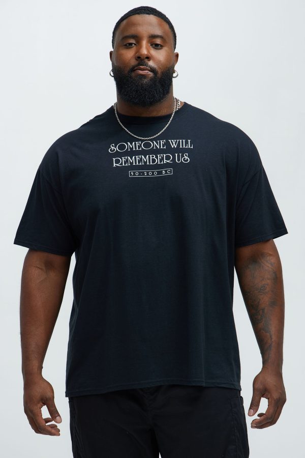 Someone Will Remember Us Short Sleeve Tee - Black