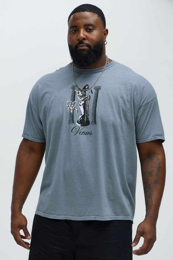 Venus Short Sleeve Tee - Grey - Image 2