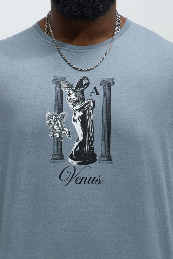 Venus Short Sleeve Tee - Grey - Image 4