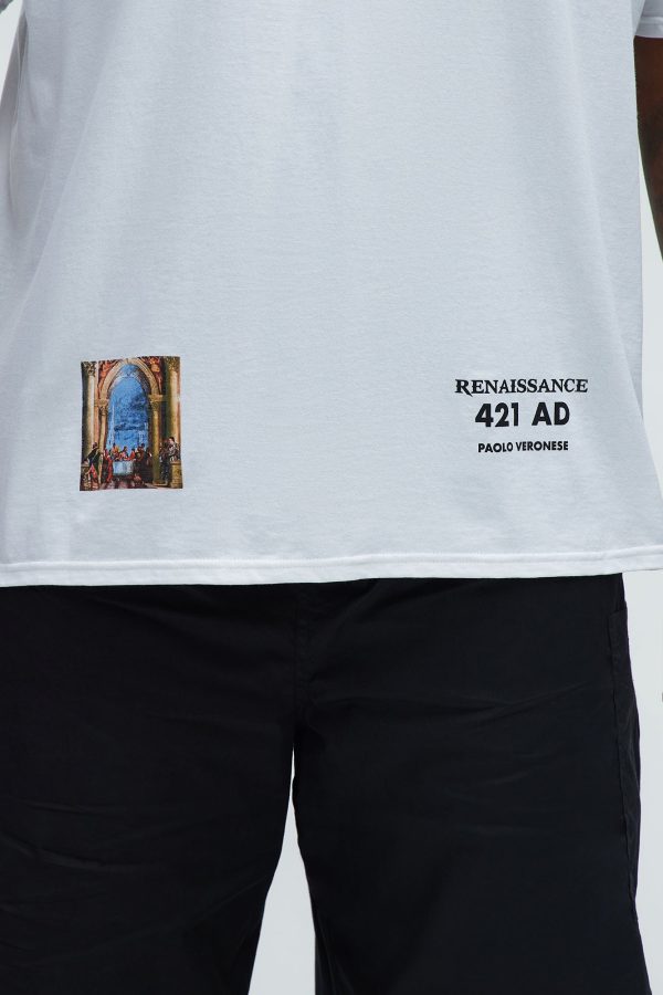 Renaissance 421 AD Short Sleeve Tee - White - Image 4
