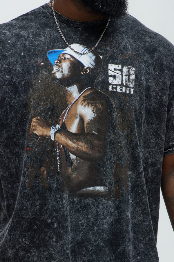 50 Cent In The Club Short Sleeve Tee - Black - Image 4