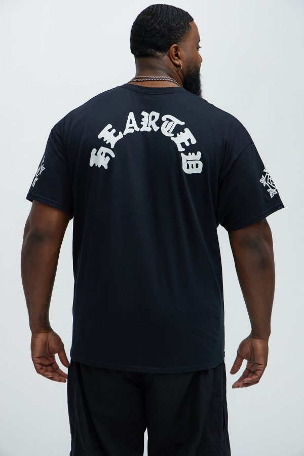 Coldhearted Short Sleeve Tee - Black - Image 8