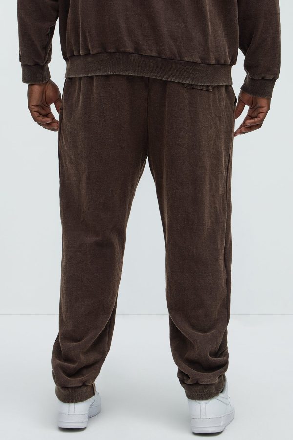 Star Studded Sweatpants - Brown - Image 4