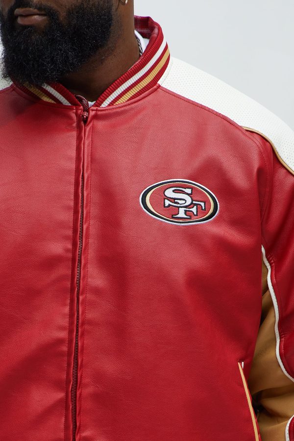 49ers High Standard Jacket - Red/White - Image 4