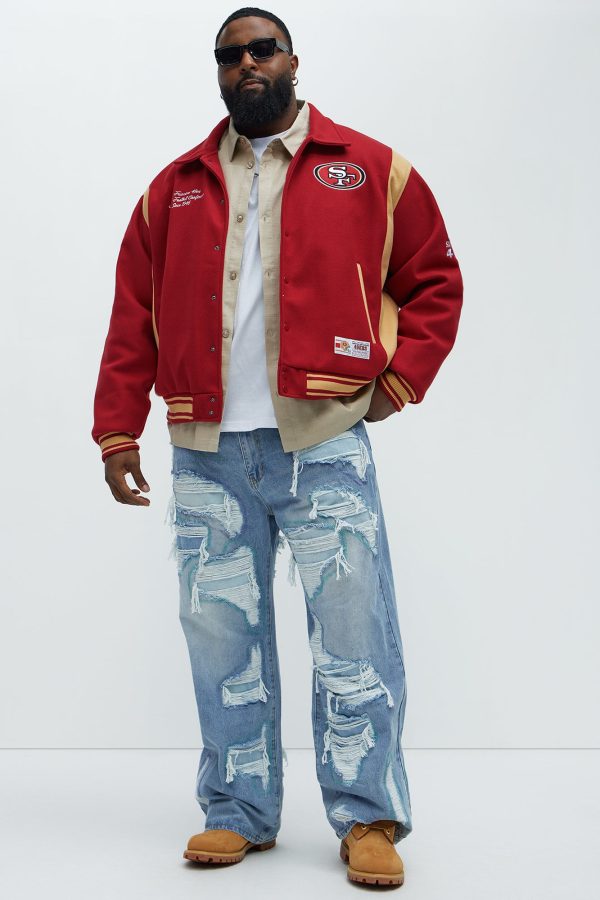 49ers Air Supremacy Jacket - Gold/Red - Image 2