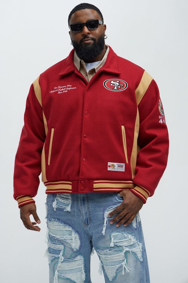 49ers Air Supremacy Jacket - Gold/Red - Image 3