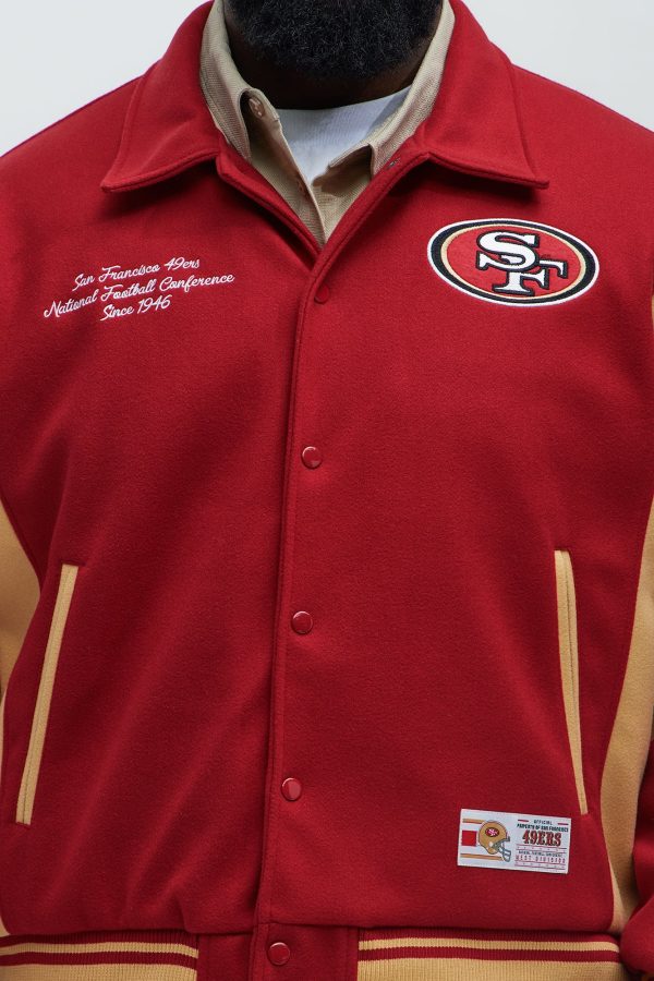 49ers Air Supremacy Jacket - Gold/Red - Image 4