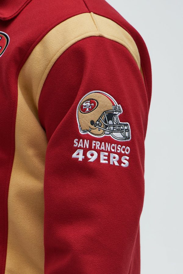 49ers Air Supremacy Jacket - Gold/Red - Image 5