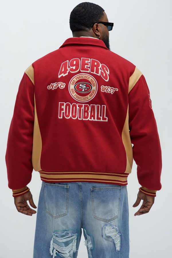 49ers Air Supremacy Jacket - Gold/Red - Image 6