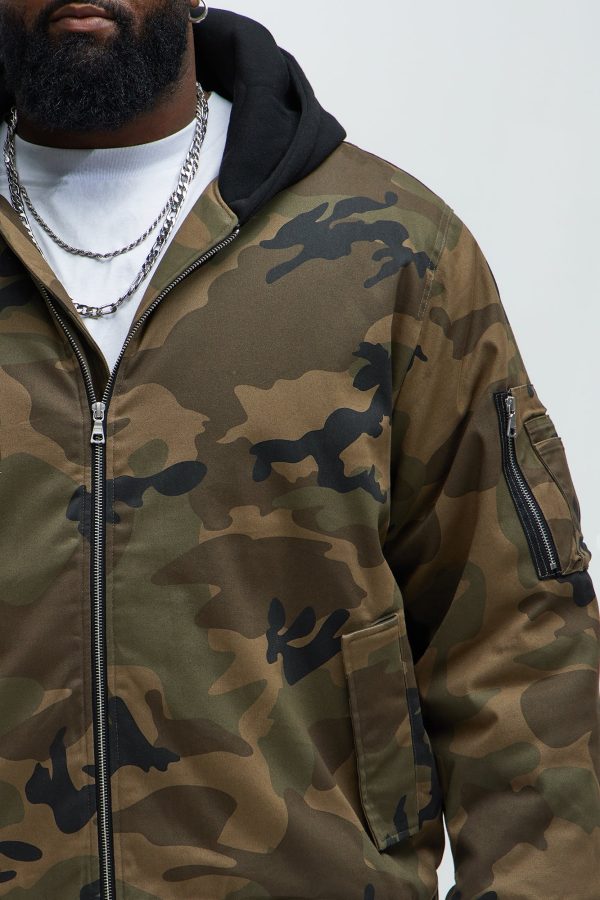 Mikael Hooded Bomber - Camouflage - Image 9