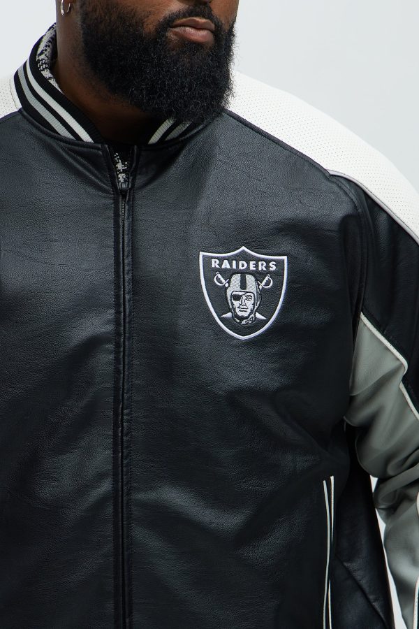 Raiders High Standard Jacket - Black/White - Image 4