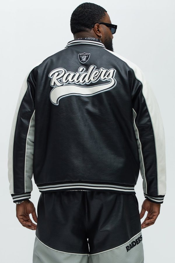 Raiders High Standard Jacket - Black/White - Image 5
