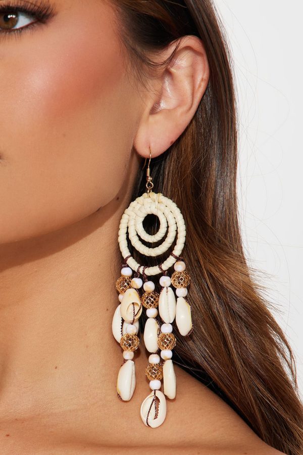 Costal Babe Earrings - Ivory/combo
