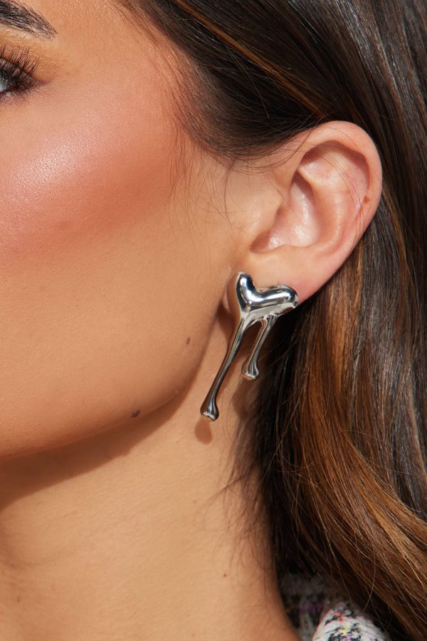 Cassey Earrings - Silver