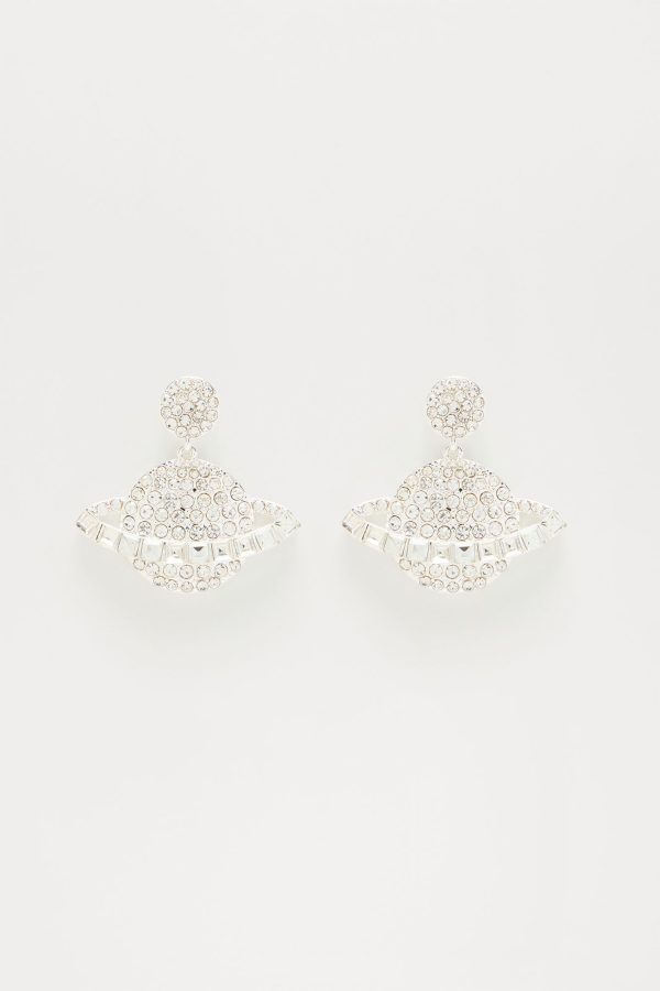 Meet Me On Saturn Earrings - Silver