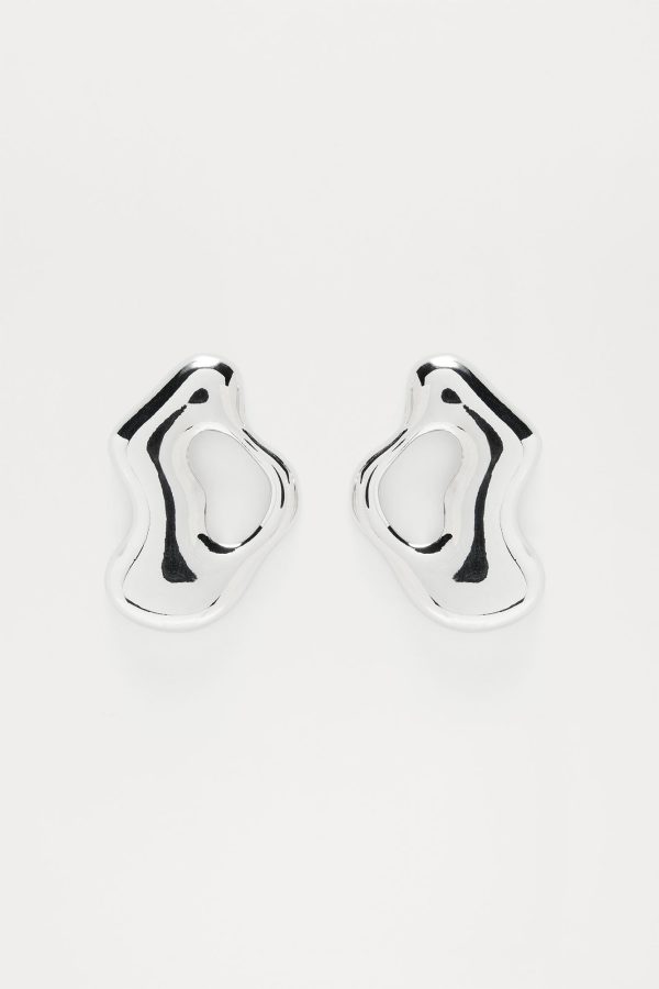 Modo Earrings - Silver