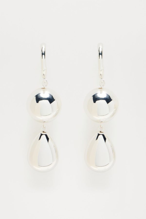 While The Night Is Young Earrings - Silver