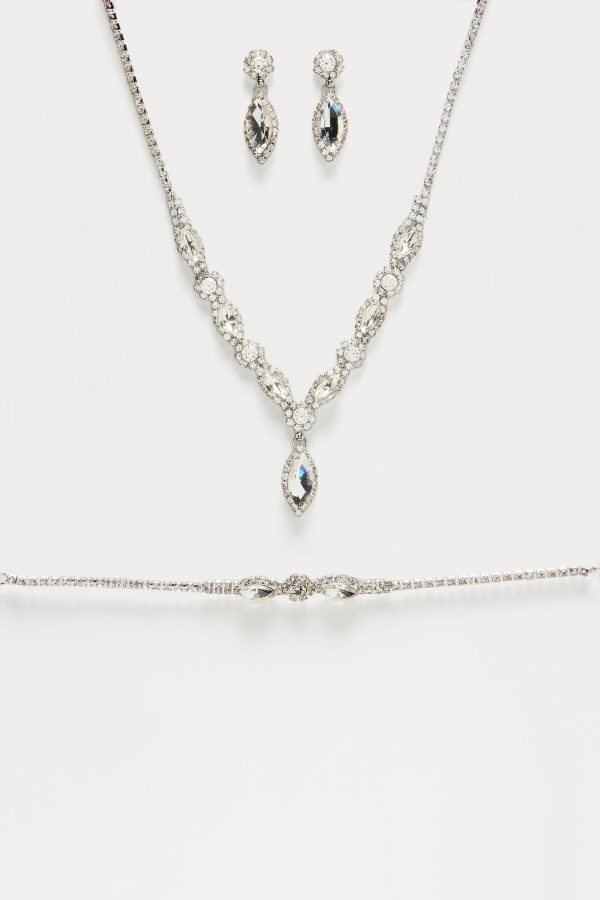 Princess Augustina 3 Piece Set - Clear/Silver