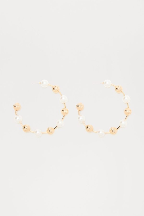 You Already Know It Hoop Earrings - Gold