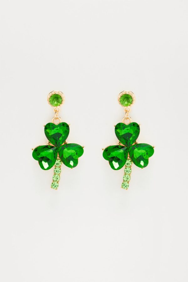 Lucky Kiss Earrings - Green