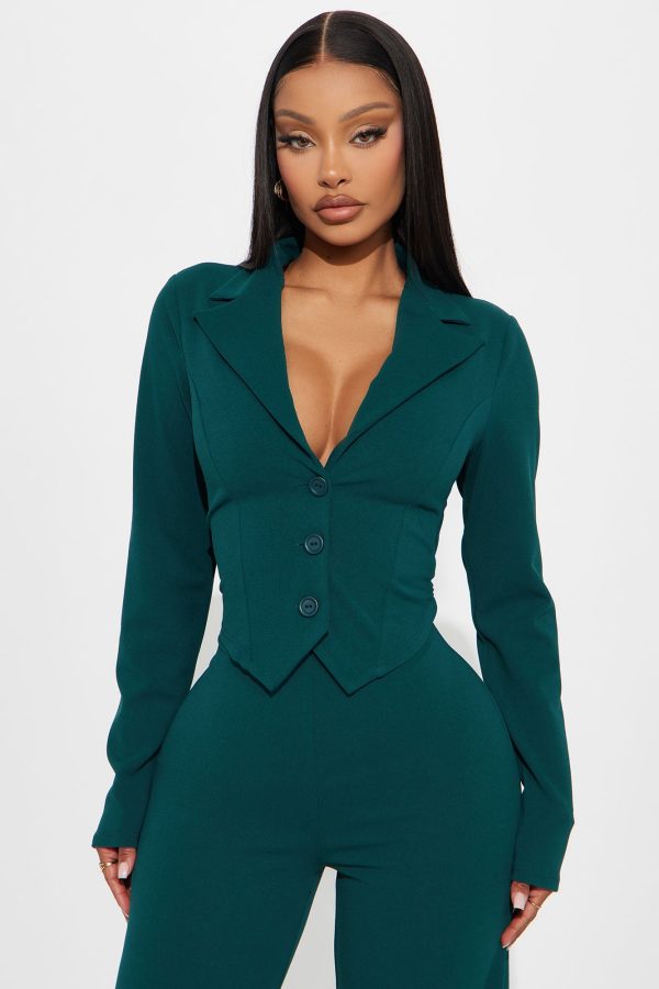 Work To Do Jumpsuit - Hunter - Image 2
