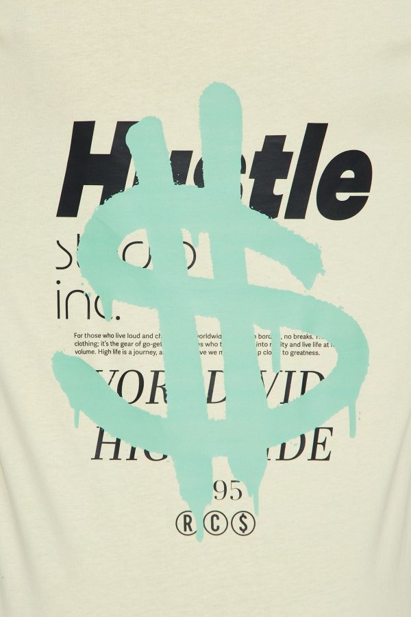 Hustle Studio Inc Tee - Chartreuse - Image 5