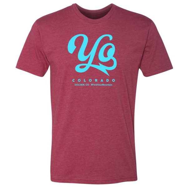 Unisex Bolt Logo T-Shirt - Burgundy - Image 3