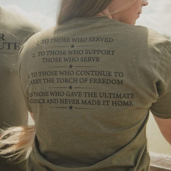 Women's The Four Toast Salute Boyfriend Fit T-Shirt - Military Green - Image 7