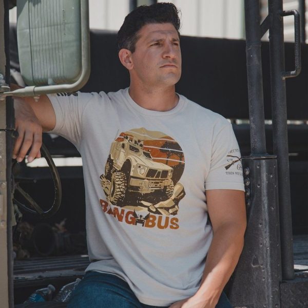 Bang Bus T-Shirt - Sand - Image 4