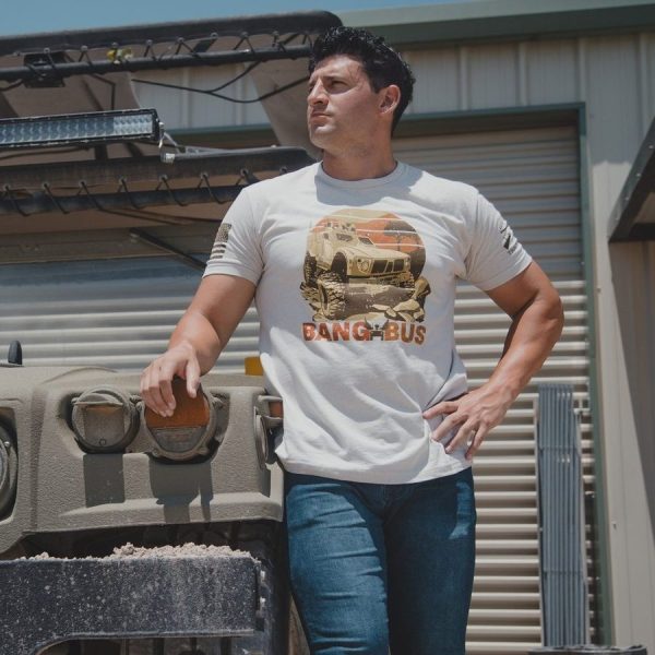 Bang Bus T-Shirt - Sand - Image 6