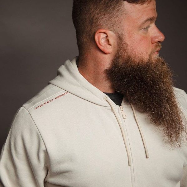 Elite Full-Zip Hoodie - Sand - Image 2