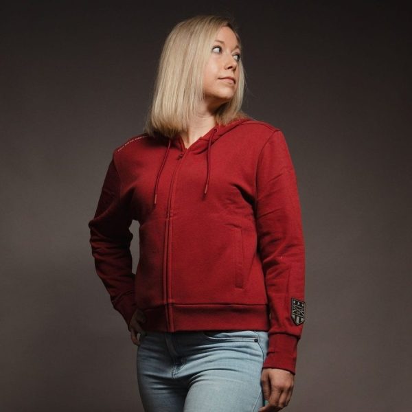 Women's Elite Full-Zip Hoodie - Red Plum - Image 2