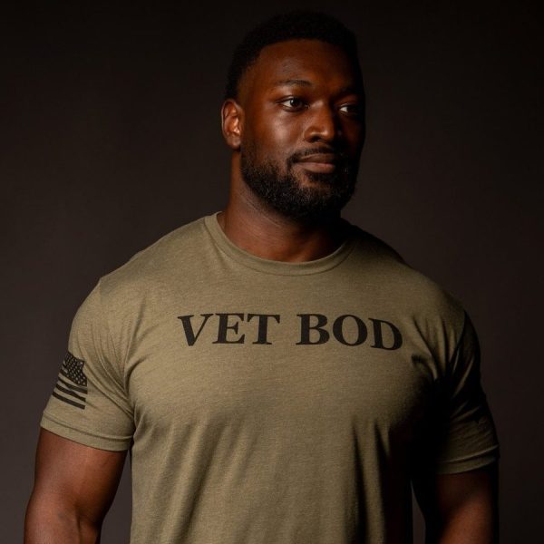 Vet Bod T-Shirt - Military Green - Image 3