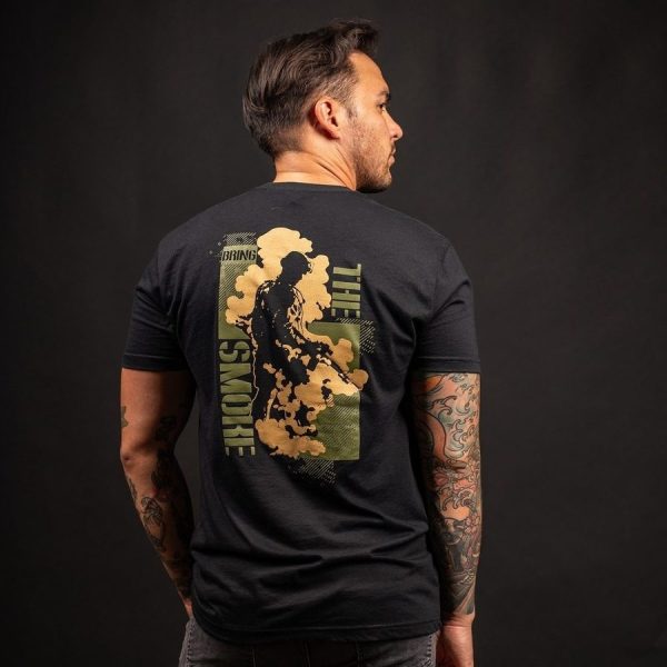 Bring The Smoke T-Shirt - Black - Image 6