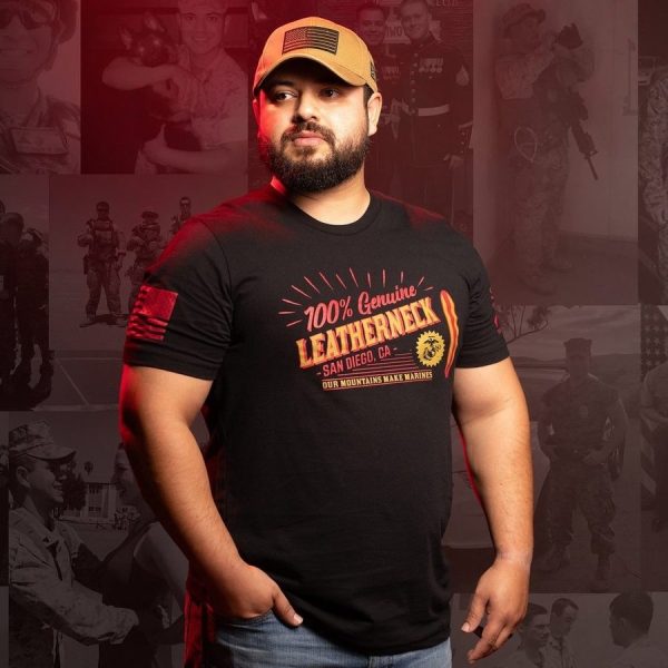USMC - San Diego T-Shirt - Black - Image 5