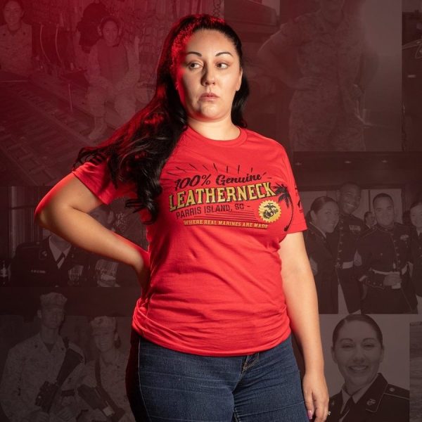 USMC - Parris Island T-Shirt - Red - Image 6