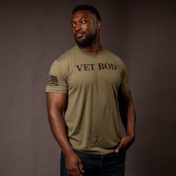 Vet Bod T-Shirt - Military Green - Image 4
