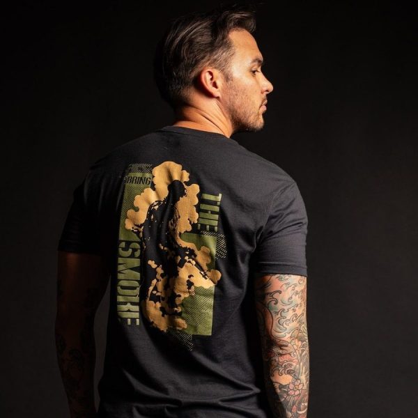Bring The Smoke T-Shirt - Black - Image 4